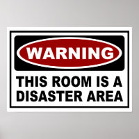 AVERTISSEMENT - CETTE CHAMBRE EST UN ESPACE CATAST