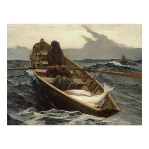 Poster Avertissement de brouillard par Winslow Homer