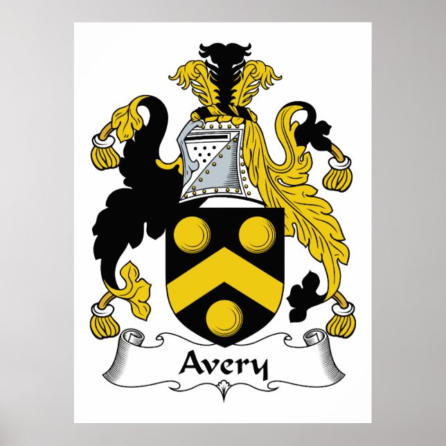 Poster Avery Family Crest (Devant)