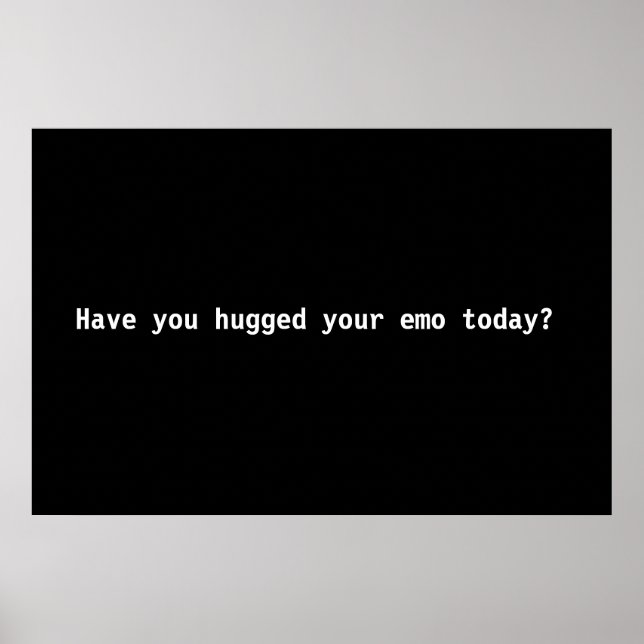 Poster Avez-vous embrassé votre emo aujourd'hui ? (Devant)