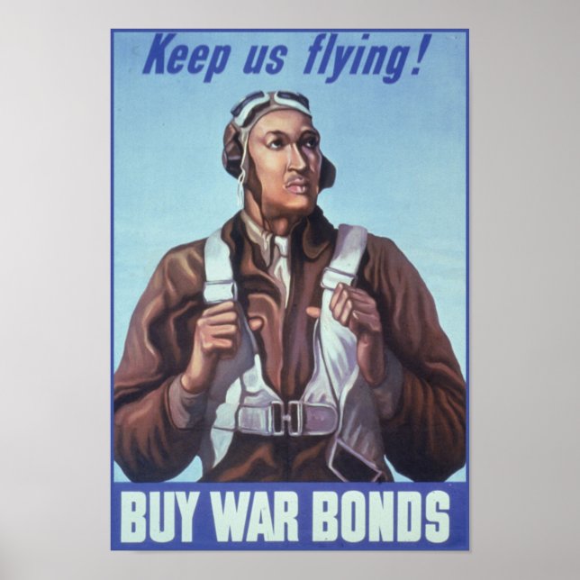 Poster Aviateurs noirs : Service militaire de combat de 2 (Devant)