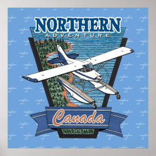 Poster Aviation Canada Northern Adventure