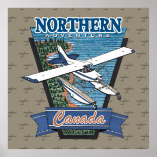 Poster Aviation Canada Northern Adventure