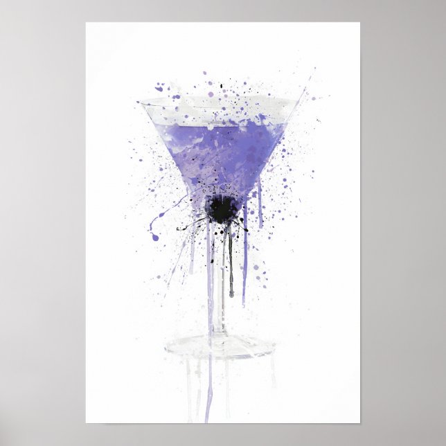 Poster Aviation Cocktail (Devant)