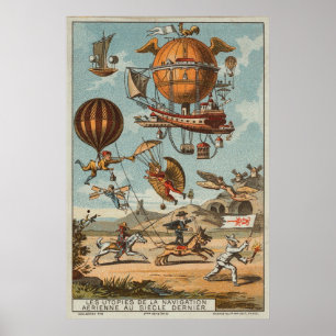 Poster Aviation d'utopie d'imaginaire