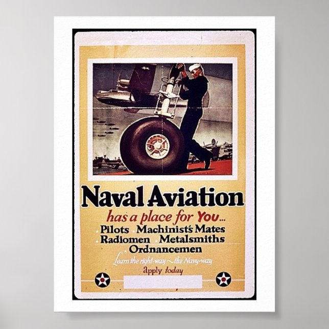 Poster Aviation navale (Devant)