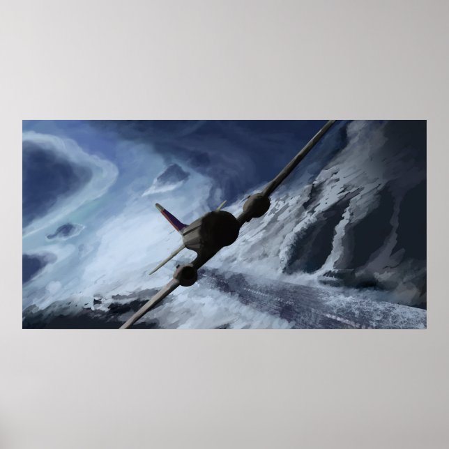 Poster Aviation polaire (Devant)