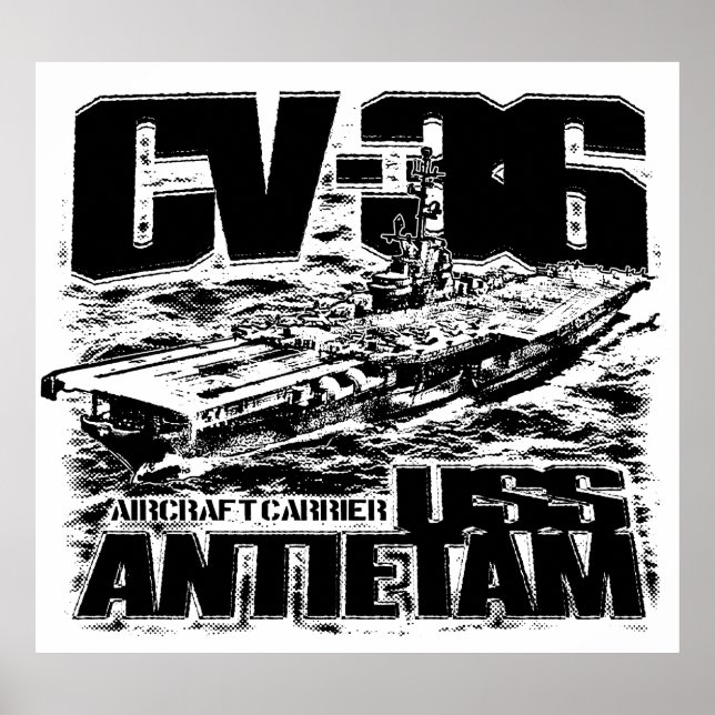Poster Avion Antietam (Devant)