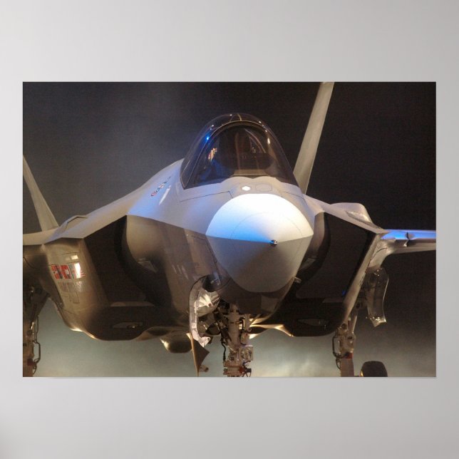 Poster Avion de combat interarmées F-35 (Devant)