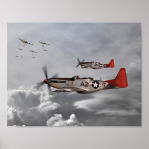 Poster Avion de Tuskegee