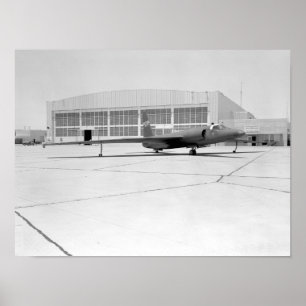 Poster Avion d'espion U-2 avec les inscriptions factices