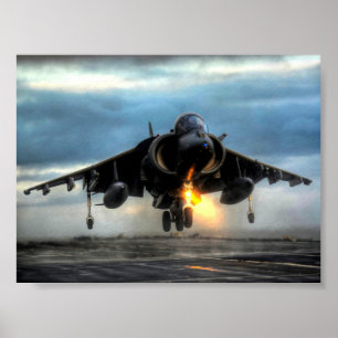 POSTER AVION HARRIER