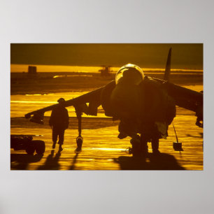 Poster Avion Harrier AV-8B