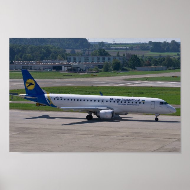 Poster Avion international Ukraine (Devant)