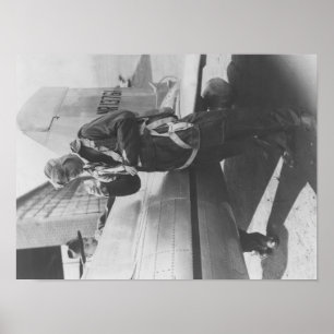 Poster Avion pilote d'embarquement de Howard Hughes