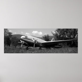 Poster Avion vintage