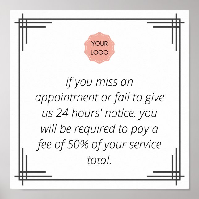 Poster Avis d'annulation (Devant)