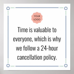 Poster Avis d'annulation