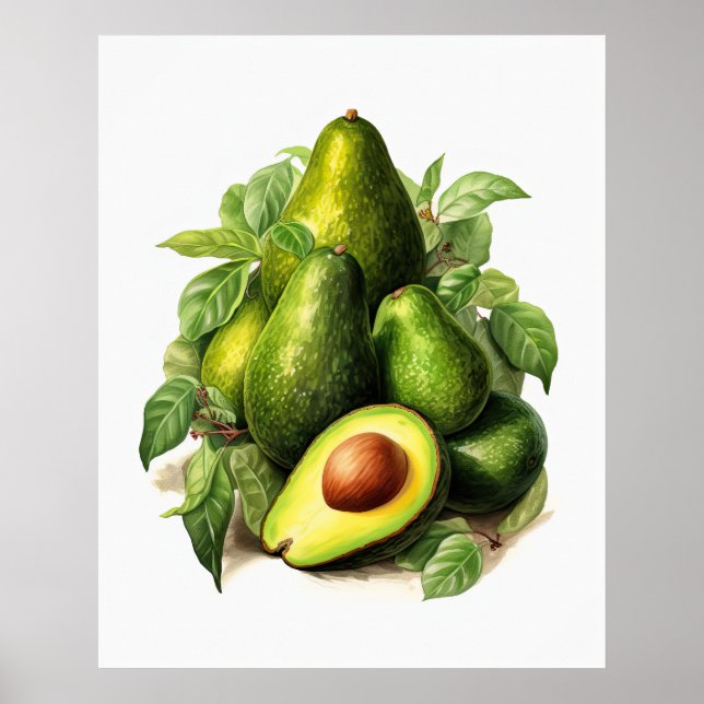 Poster AVOCADO imprimable (Devant)