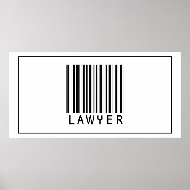 Poster Avocat Barcode (Devant)