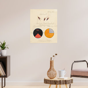 Poster avoine, 1920 par Hilma af Klint