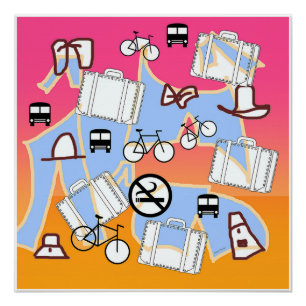 Poster Avoir une valise va voyager