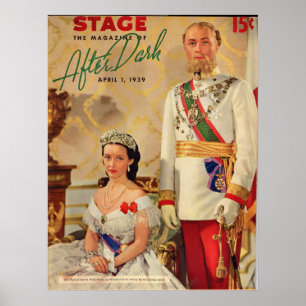 Poster Avril 1939 Stage Magazine couverture