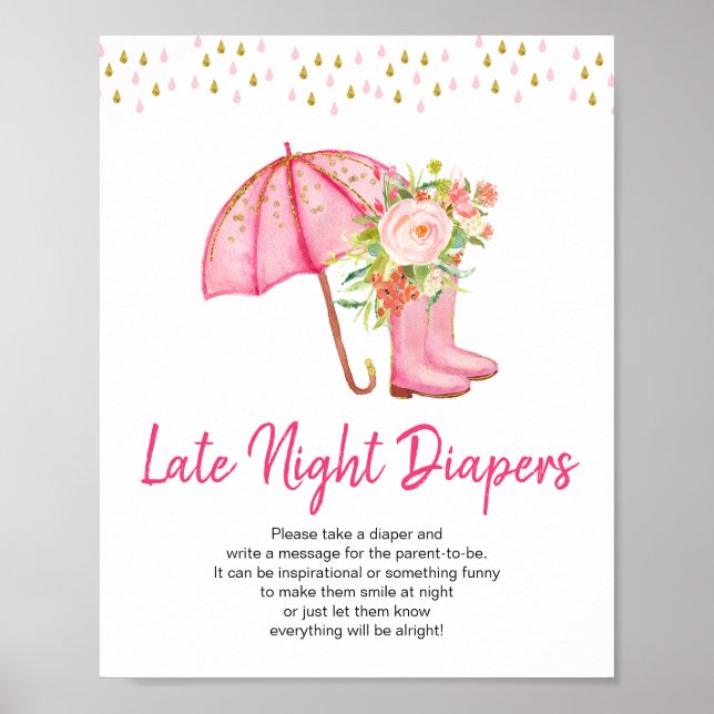 Poster Avril Douches Apportent Mai Fleurs Dernière Nuit D (Devant)
