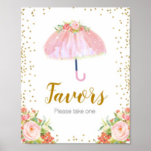 Poster Avril Douches Apporter Mai Flower Favor Signal