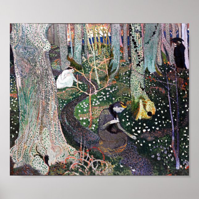 Poster Avril, Maurice Denis (Devant)