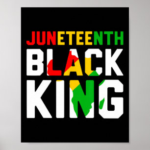 Poster Awesome Junetdix Black King Melanin Fête des pères