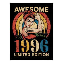 Awesome Since 1996 Retro 30th Women's Birthday