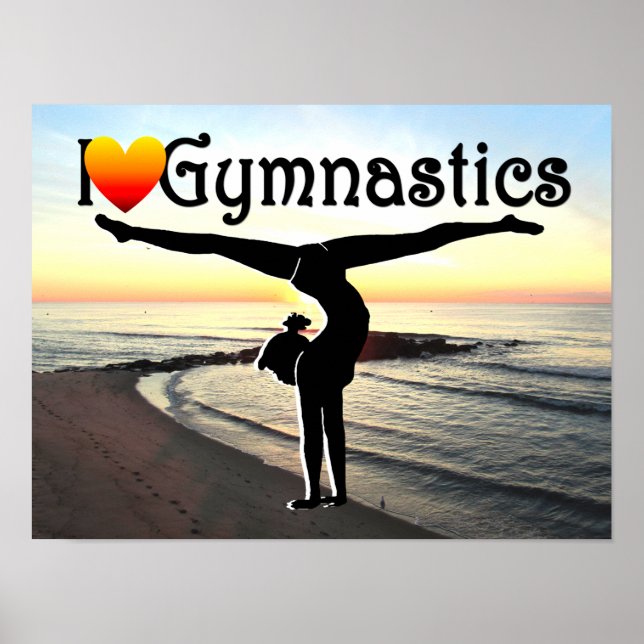 POSTER AWIER INSPIRANT LA CONCEPTION DE LA GYMNASTIQUE (Devant)