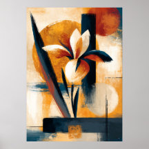 Ayame Solar Bloom Art Géométrique Japonais Iris