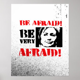 Poster Ayez peur ait très peur - anti Hillary png.png