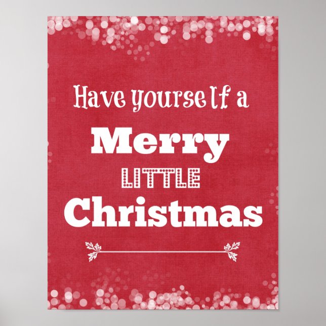 Poster Ayez un joyeux petit Noël (Devant)