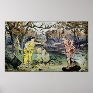 Poster Ayons la paix, maintenant un président élu