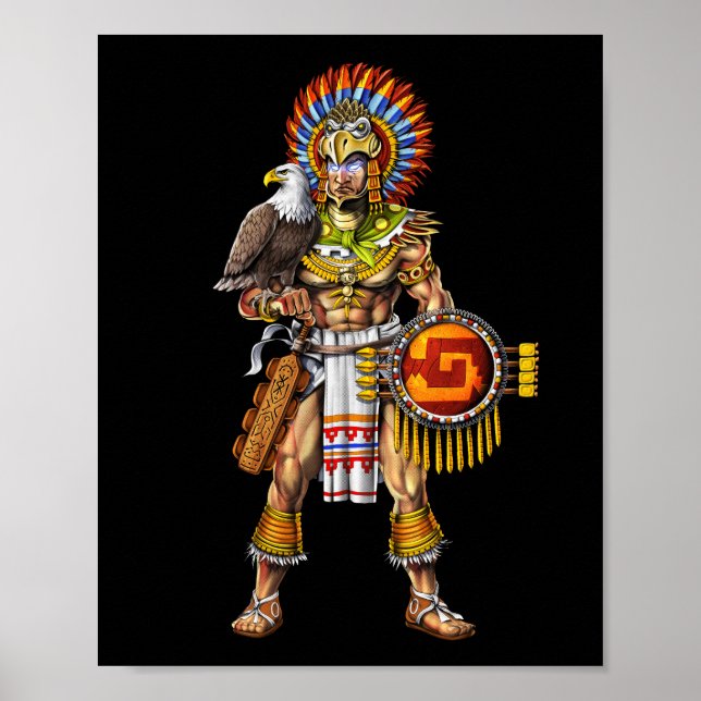 Poster Aztec Eagle Warrior (Devant)
