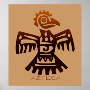 Poster AZTEC ~ Esprit d'oiseaux