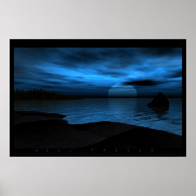 Poster Azul Fresco (Devant)