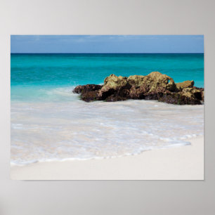 Poster Azure Ocean Sandy Beach Photo