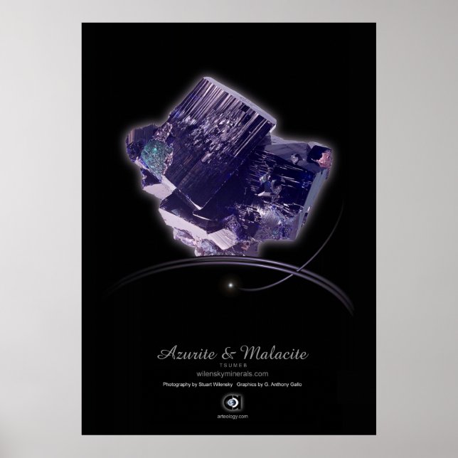 POSTER AZURITE & MALACITE (Devant)