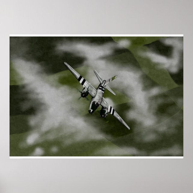 Poster B26 Marauder Juin 1944 (Devant)