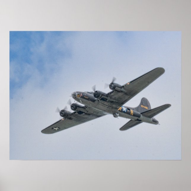 Poster B-17 Bombe de la Seconde Guerre mondiale (Devant)