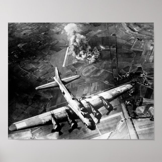 Poster B-17 Bomber sur l'Allemagne - 1943 (Devant)