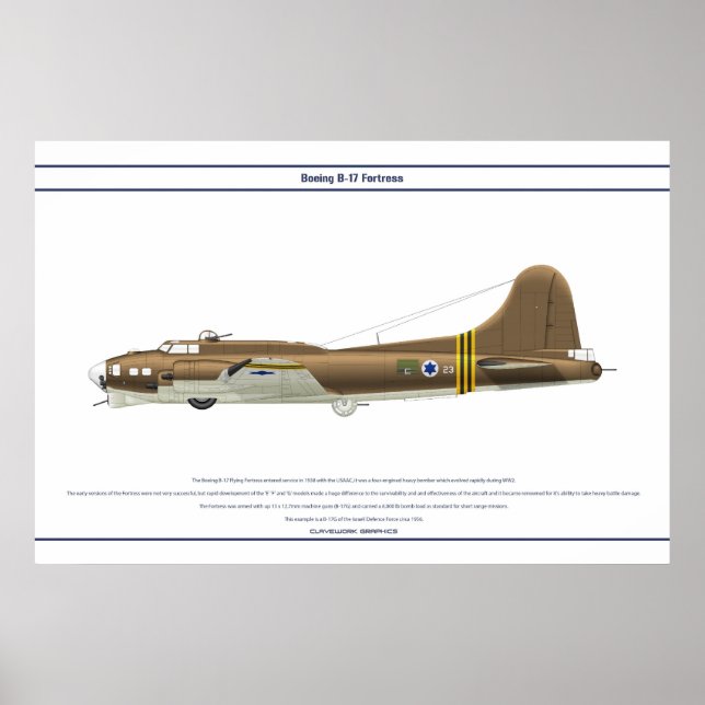 Poster B-17G Israël 1 (Devant)