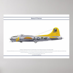 POSTER B-17G USA 837BS 1