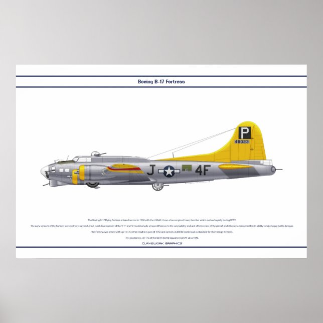 POSTER B-17G USA 837BS 1 (Devant)