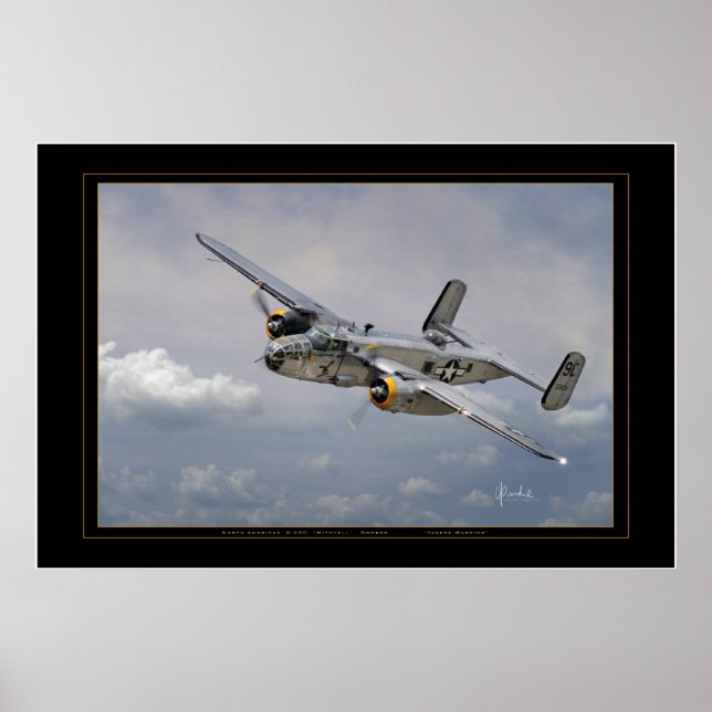 Poster B-25 Yankee Warrior (Devant)