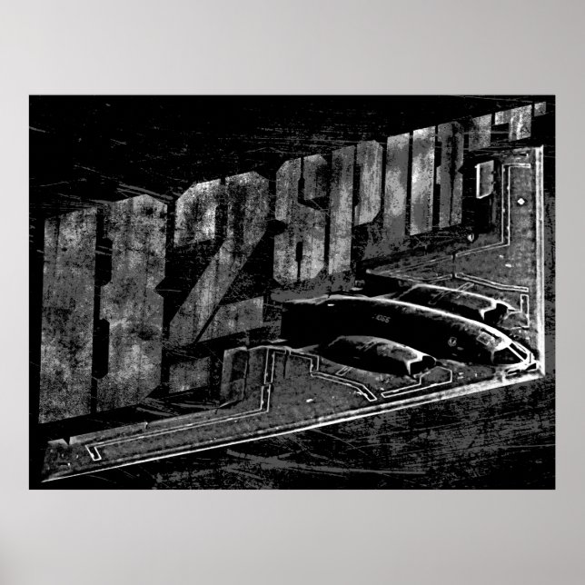 Poster B-2 Spirit (Devant)